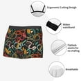 thumbnail image 6 of Bingfone Snake And Flower Men's Underwear - Casual Stretch Boxer Briefs-Small, 6 of 7