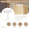 thumbnail image 4 of 2X Cerradura de Puerta Plegable de Metal, Cerradura de Puerta Plegable Sin Instalación, Cerradura para Puertas de Armario Plegables Puerta de Seguridad y Comodidad, 4 of 5