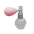 thumbnail image 2 of Botella pulverizadora de silicona y vidrio, vacía, diseño retro, opción de regalo para extensiones de cabello, difusor de aceite esencial rellenable. rosa, 2 of 8