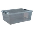 thumbnail image 3 of 4 Cajas de Plastico 11 litros Transparente Peyo Esmeralda, 3 of 4