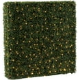thumbnail image 2 of Vickerman 48"Artificial Boxwood Hedge With 400 Warm White LED Lghts., 2 of 8