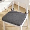 thumbnail image 1 of Summer Cottons And Linen Horseshoe Shaped Chair Cushions Dining Chair Cushions With Straps Non-sliped, 1 of 6