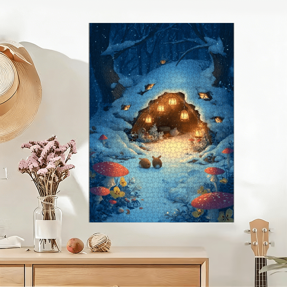 A 1000pcs Adult Puzzle Featuring  Landscape Themes, High Difficulty Level, Suitable for Adults, Family Entertainment.29.4*19.6 in