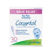 6 Pack Boiron Cocyntal Colic Relief Homeopathic Medicine, 30 Doses each