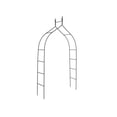thumbnail image 2 of Gothic Rose Arch, 8.3ft Garden Trellis - Black Steel Plant Support for Climbing Vines, Flowers & Wedding Decor, 2 of 9
