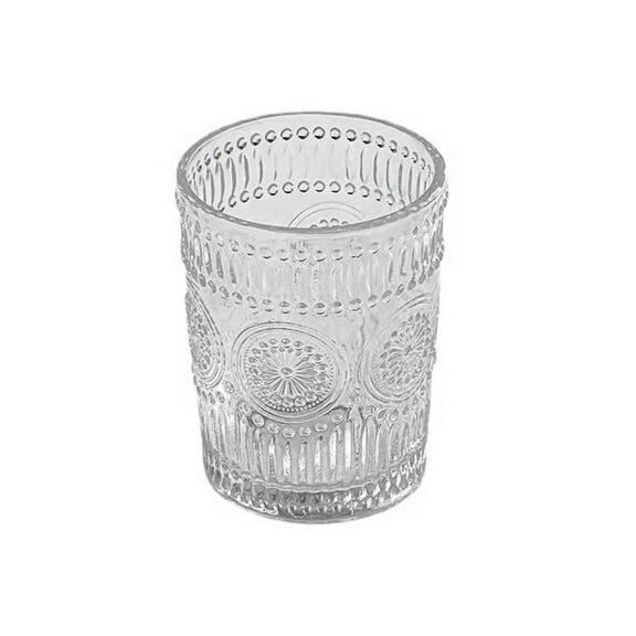 FACEGA Whiskey Glasses,Thickened Vintage Glassware,Food-Grade Material Easy to Clean Whiskey Glass,Grey