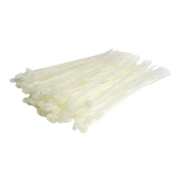 StarTech.com 6in Nylon Cable Ties - Pkg of 100 - Cable tie - 4.8 in (pack of 100) - for P/N: N6PATCH100BK, N6PATCH35BK, N6PATCH35BL, N6PATCH5BK, N6PATCH5GR, N6PATCH75YL, RKLCDBKT