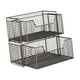 thumbnail image 5 of Organizador de armario, cesta de almacenamiento para pantalones, resistente, ahorra espacio, estante extraíble, organizador para el hogar, dormitorio, Mediano 2 capas, 5 of 9