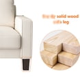thumbnail image 5 of Modern Living Room In Beige Hue - Solid Wood & Metal Construction, Comfortable High Elastic Sponge Filled Cushions, Easy Assembly For Home Frame, Cushions With High Sponge, To Assemble Furniture, 5 of 5