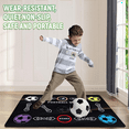 thumbnail image 5 of Soccer Training Mat, Football Footwork Training Equipment Mat Non-Slip Silent Soccer Mat for All Levels, 5 of 7
