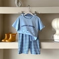 thumbnail image 4 of Edvintorg Loungewear for Girls Cute Printed Crew Neck Short Sleeve Loose Fit Casual Tops and Pants Size 2-15, 4 of 5