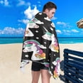 thumbnail image 4 of Dreamtimes Unicorn Print Beach Towel Lightweight Compact Oversized Travel Towels Super Absorbent Quick Dry Towel for Swimming Camping Holiday, 4 of 7