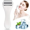 thumbnail image 1 of Rodillo de hielo para rostro y ojos, hinchazón, migraña, alivio del dolor y lesiones menores, productos para el cuidado de la piel Masajeador facial de acero inoxidable Masajeador con, 1 of 8
