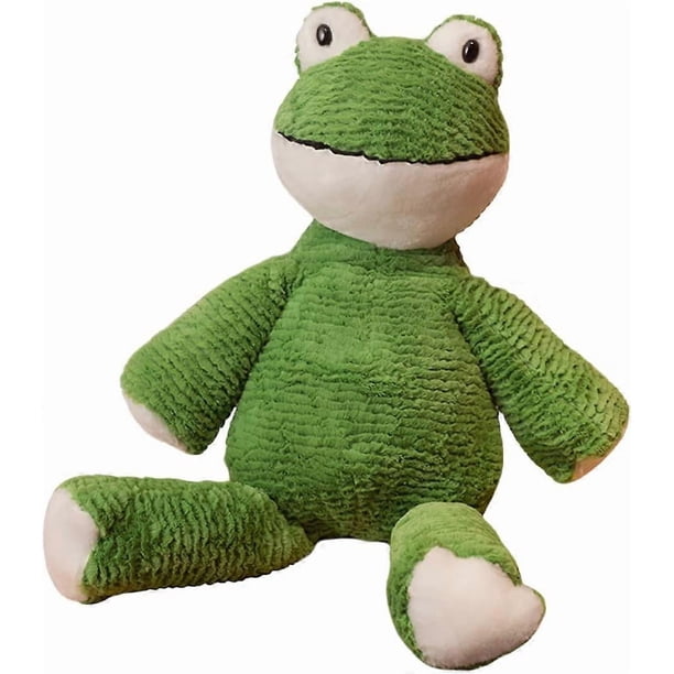 Sleepy Frog Plush Cute Toy Soft Frog Stuffed Animals Green Frog Plushie- Hug and Cuddle with Squishy Fabric ,14'(Only for Age 14+)