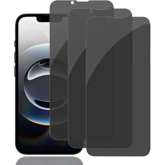3Pack for iPhone 17/16e/14/13/13 Pro AIR MAX Privacy Screen Protector Full Coverage Anti-Spy Tempered Glass Film 9H Hardness Easy Installation Bubble Free
