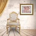 thumbnail image 3 of Prime, Marcus 32x25 Gold Ornate Wood Framed with Double Matting Museum Art Print Titled - Nuts About Fall, 3 of 4