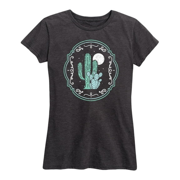 Instant Message - Vintage Cactus - Women's Short Sleeve Graphic T-Shirt