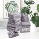 thumbnail image 5 of Organizador de viajes perfecl 8 piezas bolsa de ropa interior y cosméticos gris, 5 of 8