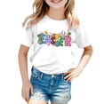 thumbnail image 3 of Gunia Boys Girls Easter Shirt Kids Short Sleeve Prints T Shirts Child Tops 2-12 Years, 3 of 5