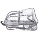 thumbnail image 3 of Mochila transparente resistente Mochila escolar decorativa Mochilas transparentes de PVC Mochila transparente para niñas, niños, mujeres y hombres (gris), 3 of 5