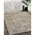 thumbnail image 2 of Ahgly Company Indoor Square Contemporary Tan Brown Abstract Area Rugs, 5' Square, 2 of 6