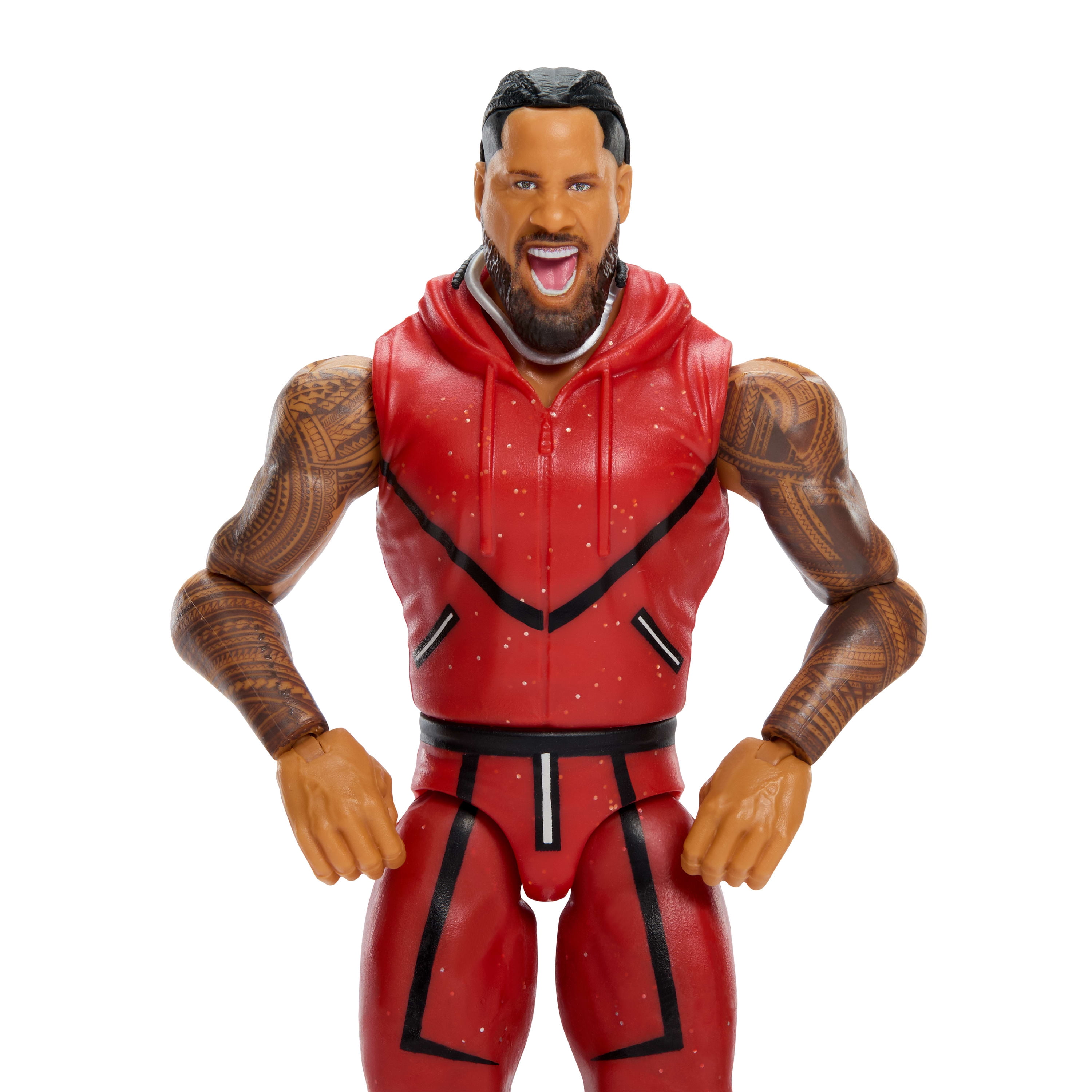WWE Jimmy Uso Action Figure, Main Event Series #161, 6-inch Collectible with Articulation