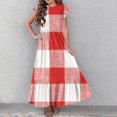 thumbnail image 4 of Tranfacy Robes d'Été pour Ados, Robes d'Été pour Filles, Robe d'Été pour Filles de 6 à 12 Ans à Manches Courtes, Col Rond, Décontractée, à Pois, Robe Longue Ample et Confortable, 4 of 7