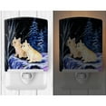 thumbnail image 2 of Caroline's Treasures SS8395CNL Starry Night French Bulldog Ceramic Night Light, 6x4x3", multicolor, 2 of 2