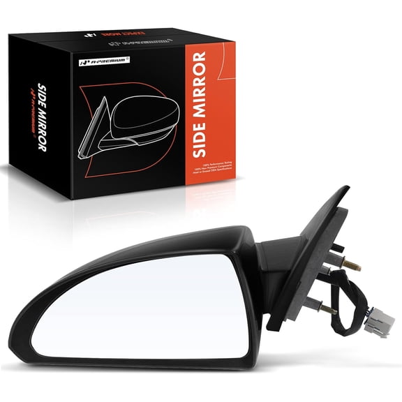 A-Premium Left Driver Side Power Door Mirror - Compatible with Chevrolet Impala 2006-2013, Impala Limited 2014-2016 - Non-Heated, Non-Folding, Black - Outside Rear View Mirror - Replace# 20759191