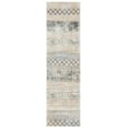 thumbnail image 3 of SAFAVIEH Amelia Manuel Geometric Runner Rug, Gray/Gold, 2'2" x 8', 3 of 11