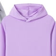thumbnail image 3 of Gubotare Baby Girls Outfits Sets Girls' Baby and Toddler Hoodie Sweatshirt Knit Top and Pant Set Size 2T 3T (Purple,2-3 Years), 3 of 3