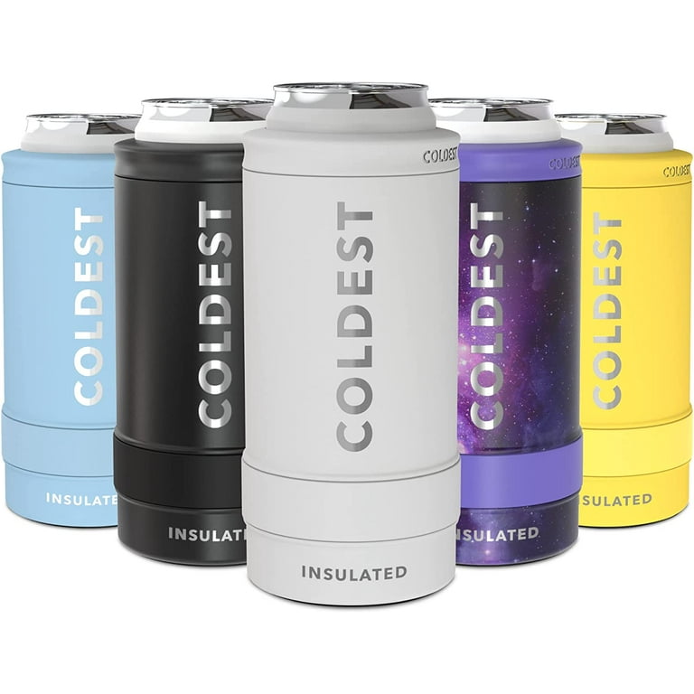 COLDEST Tall Boy Can Cooler - 16oz Beer, Soda, Energy Drink, Vacuum  Insulated Stainless Steel Drink Sleeve Holder for 16 oz Cans 