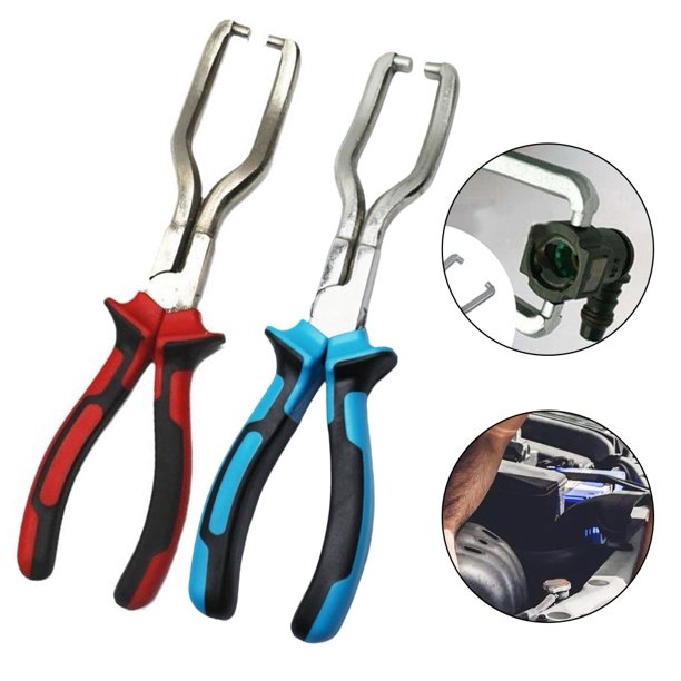 Pince à Désaccoupler Pour Ligne De Carburant / Dépression - 17 Cm - Acier Et Caoutchouc - Universelle
