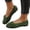 Green, variant on YOUYEDIAN Loafers for Women Versatile Round Toe Bowtie Deco Fashion Low Heel Flats Casual Comfy Dress Shoes