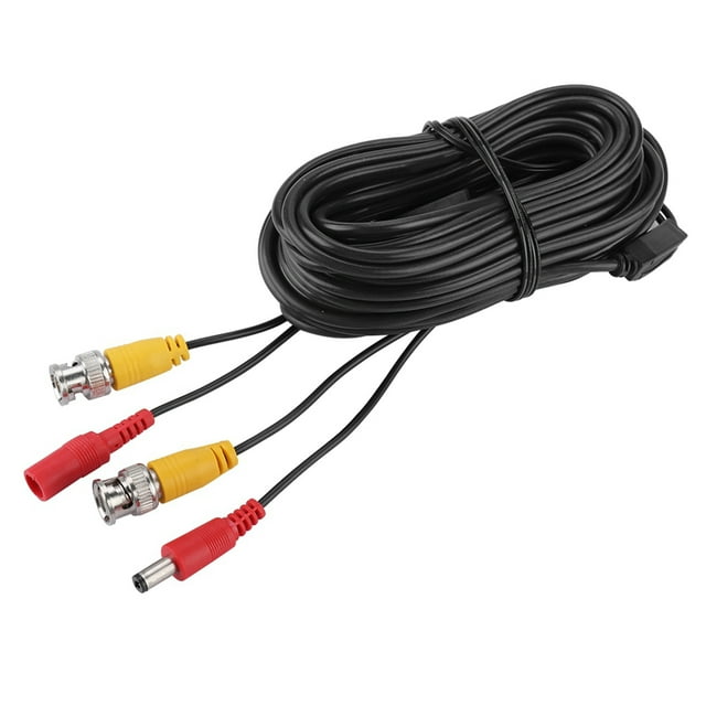 Cable de extensión CCTV BNC de 2,1 mm CC, Cable Coaxial de Vídeo, Resistente a la Intemperie, Profesional, Comercial Comercial y Comercial