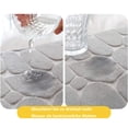 thumbnail image 3 of Alfombrilla de baño de espuma viscoelástica de alta densidad, alfombra de baño supersuave con microfibra ultra suave, base de PVC antideslizante para ducha, bañera, lavabo, inodoro, gris oscuro,, 3 of 6