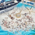 thumbnail image 2 of PH 1350pcs Tiny Sea Shells No Hole Seashells Natural Conch Seashell Bulk for Resin Crafts Candle Making Crafting Vase Fillers Fish Mirror Decoration Ocean Beach Theme Party 3~7mm Colorful DIY, 2 of 5