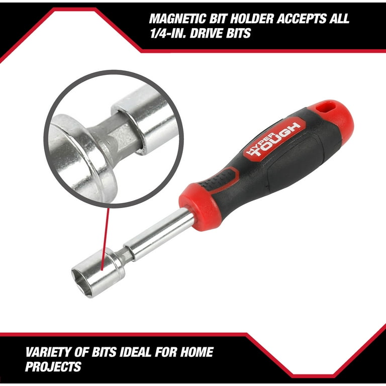 Hyper Tough 30 Piece Screwdriver and Bit Set in Click Fit
