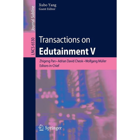 Transactions on Edutainment V, (Paperback)