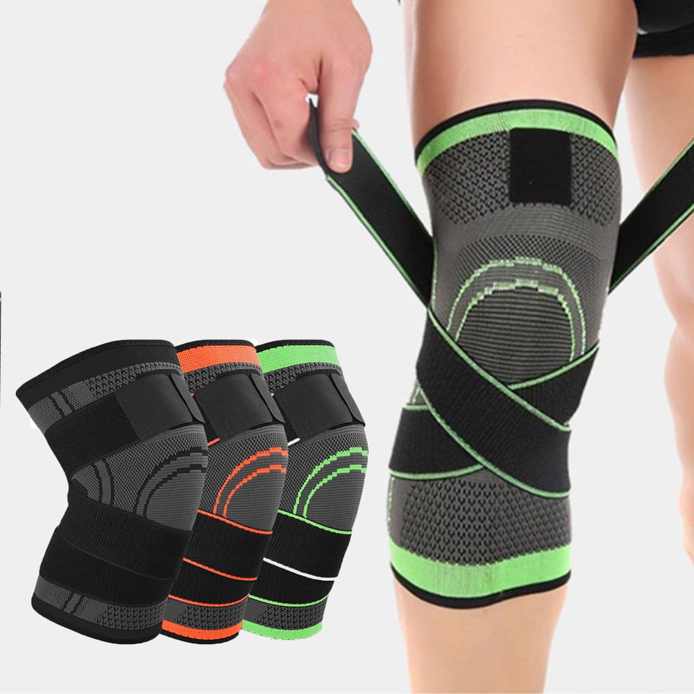 Knee Sleeve Compression Brace Patella Support Stabilizer Sports Gym Joint Pain 
