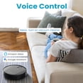 thumbnail image 2 of ROPVACNIC Robot Vacuum Cleaner with 3000Pa Cyclone Suction - BLACK, 2 of 5