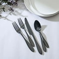 thumbnail image 4 of Ornative Flatware  Amadea 18/0 Stainless Steel 20 Pieces Flatware Set - 10.63" H x 6.69" W x 2.76" D Matte-Black, 4 of 5