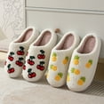 thumbnail image 4 of YLYL Women's Men's Slip on House Slippers Soft Cotton Slip on Memory Foam House Bedroom Slides Shoes, 4 of 5
