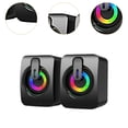 thumbnail image 4 of Colcolo 2 Pieces USB Mini Speaker Plug and Play Computer Speaker for Notebook Office, 4 of 8