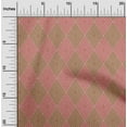 thumbnail image 2 of oneOone Silk Tabby Pink Fabric Check Argyle Sewing Craft Projects Fabric Prints By Yard 42 Inch Wide, 2 of 4