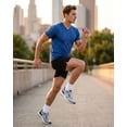 thumbnail image 6 of 5 Pack Men's Dry Fit V Neck Workout T Shirts Athletic Gym Fitness Tees, 6 of 7