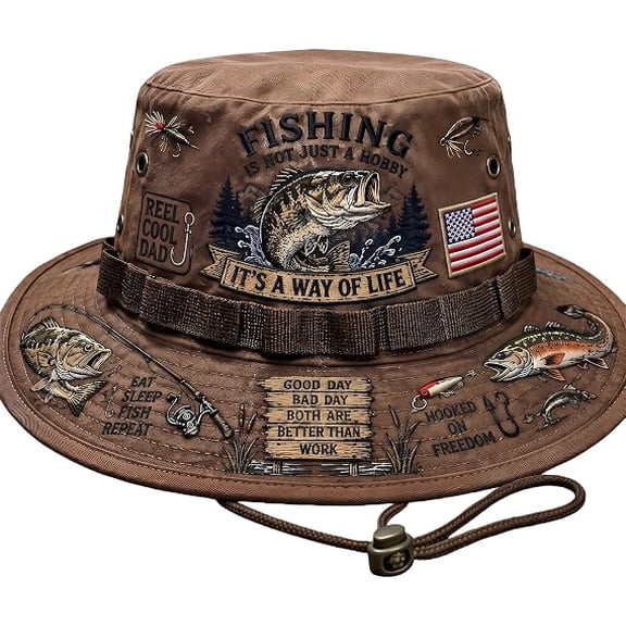 Fishing Bucket Hat Wide Brim Outdoor Sun Hat Hiking Cap