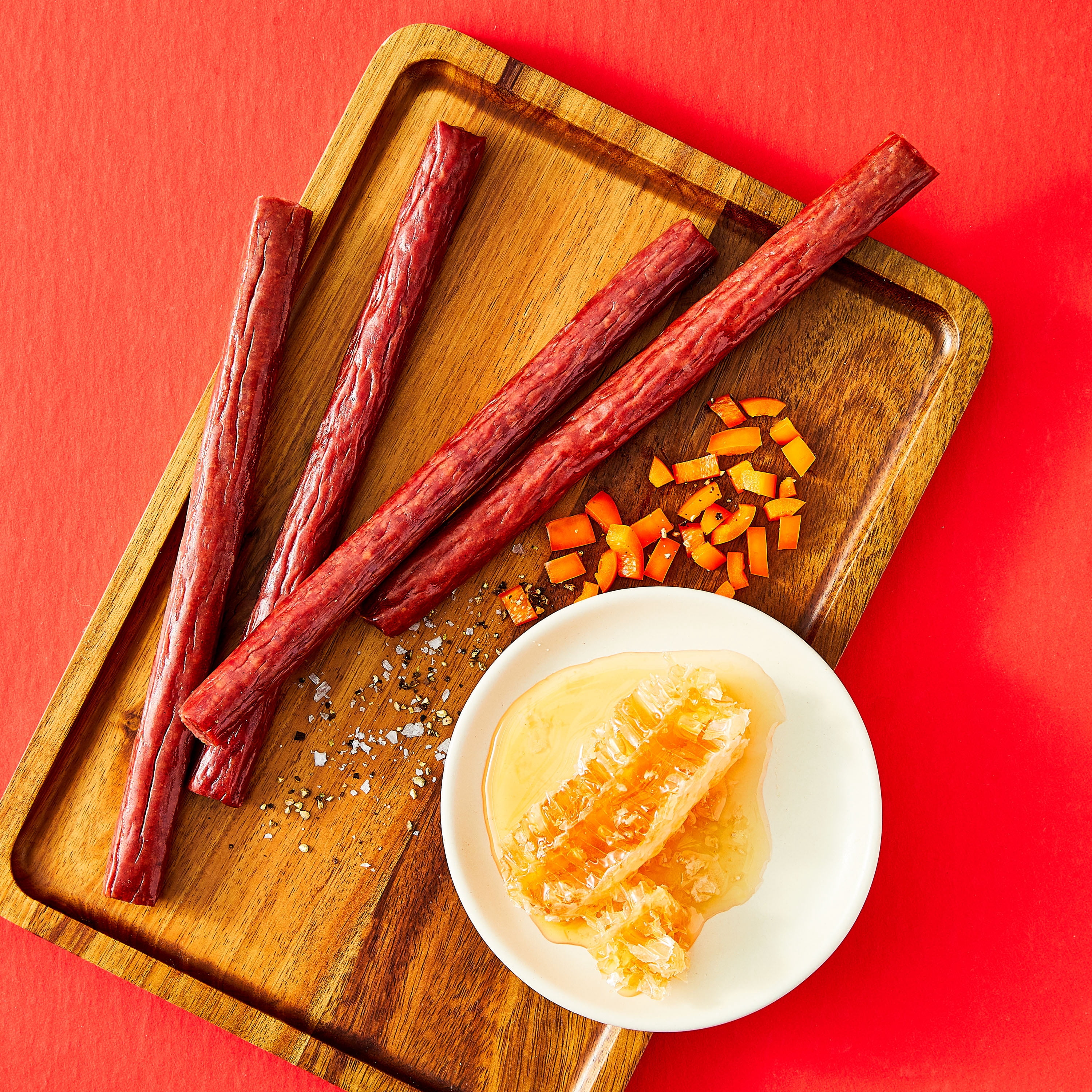 bettergoods Hot Honey Beef Sticks, 8 oz