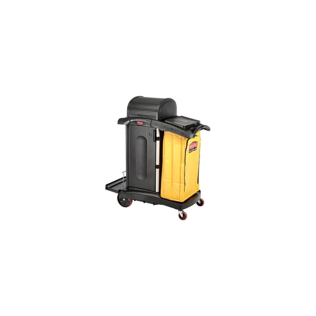 Carro De Limpieza De Alta Seguridad Rubbermaid Negro Rubbermaid FG9T7500BLA