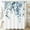 Blue, variant on Eucalyptus Plant Shower Curtain, Floral Fabric Shower Curtain Set with 12 Plastic Hooks, Water Resistant, Watercolor Leaves Botanical Natural Shower Curtains for Bathroom, 72x72, Sage Green